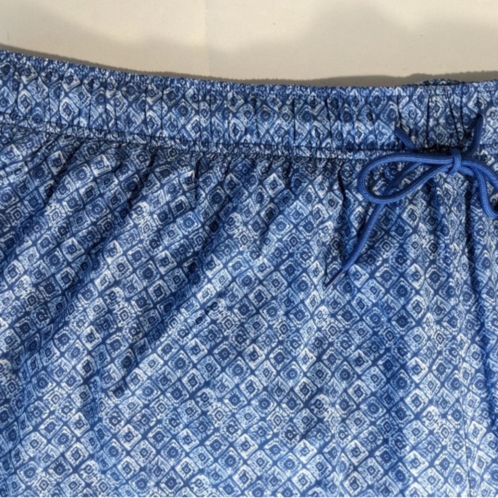 NEW 4XB Big Mens Roundtree & Yorke Caribbean Swim Trunks Quick Dry 9"I Navy - Picture 5 of 8